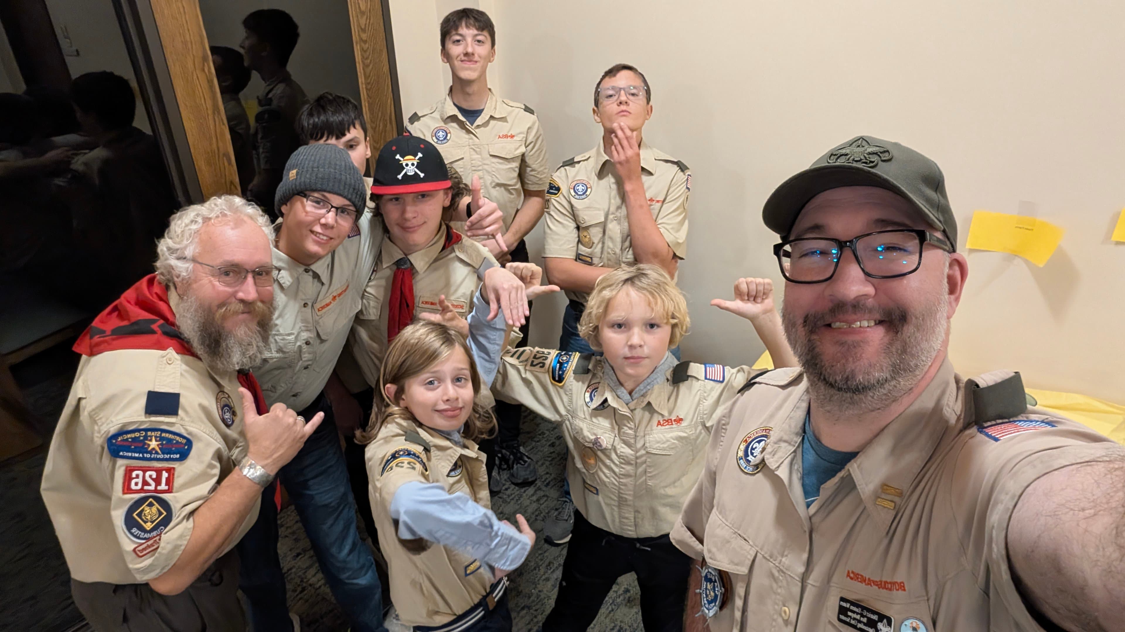 Troop meeting energy